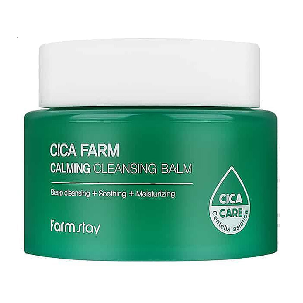 

Очищувальний бальзам для вмивання FarmStay Cica Farm Calming Cleansing Balm, 95 мл