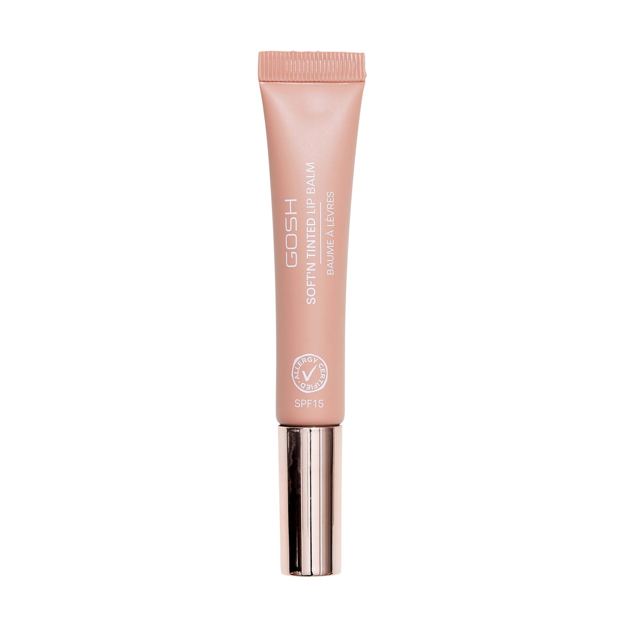 

Тонувальний бальзам для губ Gosh Soft'n Tinted Lip Balm SPF 15, 002 Nougat, 8 мл