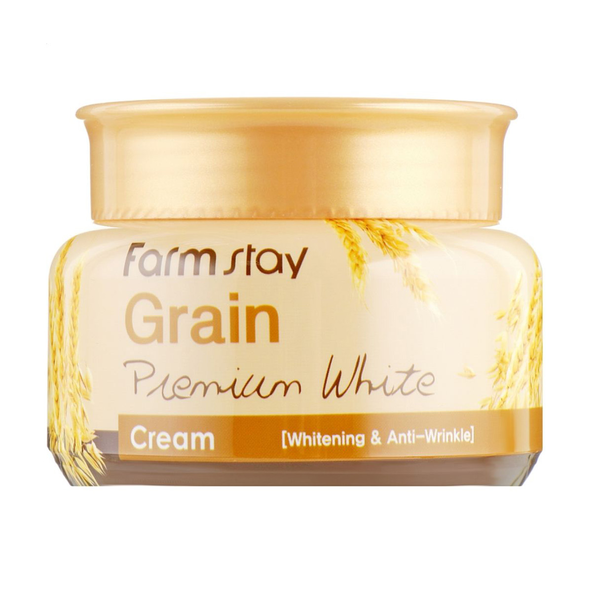 

Освітлювальний крем для обличчя Farmstay Grain Premium White Cream з олією паростків пшениці, 100 мл