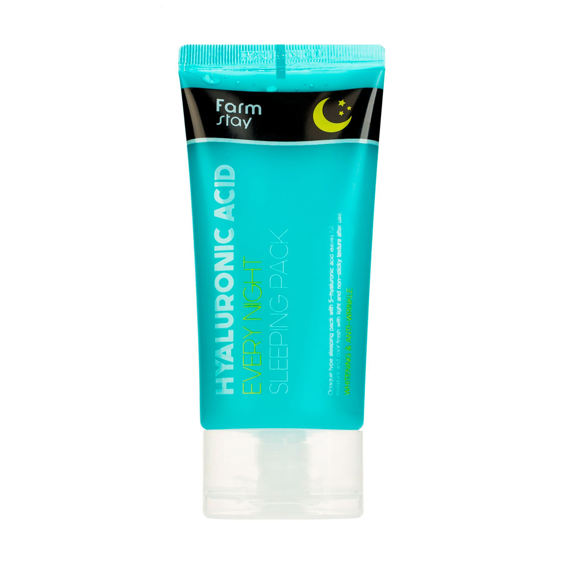 

Уцінка! Нічна маска для обличчя FarmStay Hyaluronic Acid Every Night Sleeping Pack з гіалуроновою кислотою, 120 мл