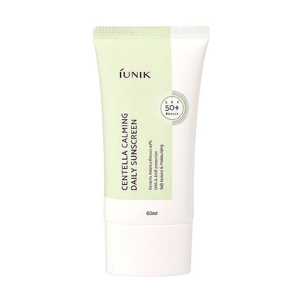 

Уцінка! Сонцезахисний крем для обличчя IUNIK Centella Calming Daily Sunscreen SPF 50+ PA++++ з екстрактом центелли, 60 мл