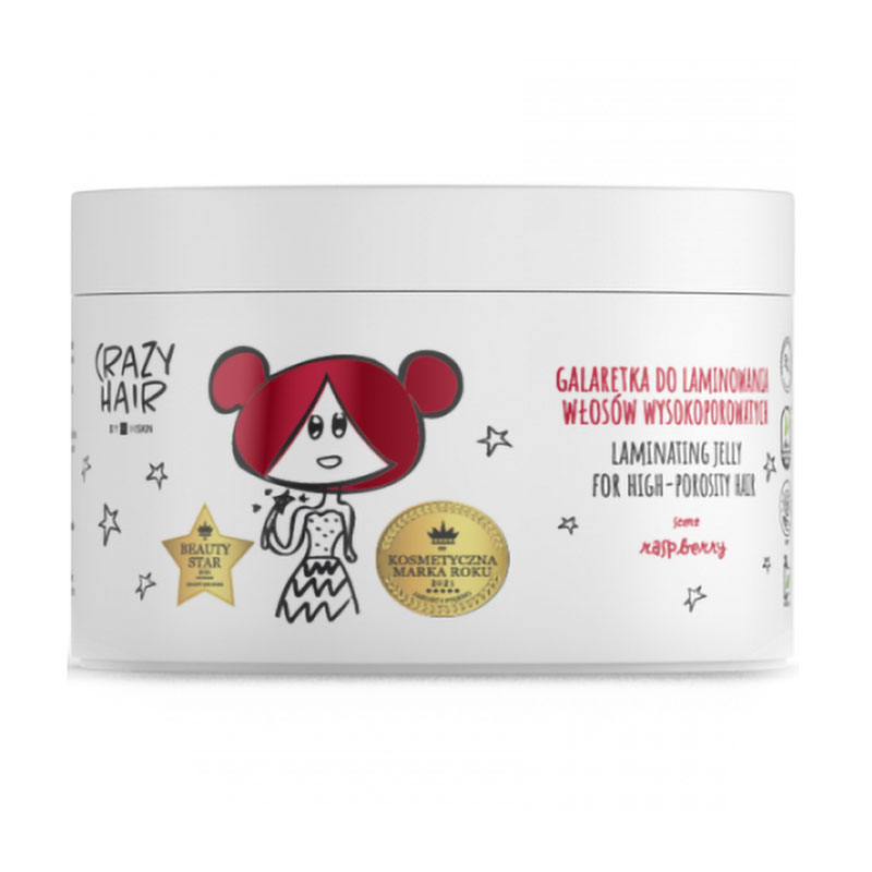 

Уцінка! Желе для ламінування сильнопористого волосся HiSkin Crazy Hair Laminating Jelly For High-Porosity Hair Raspberry, 300 мл