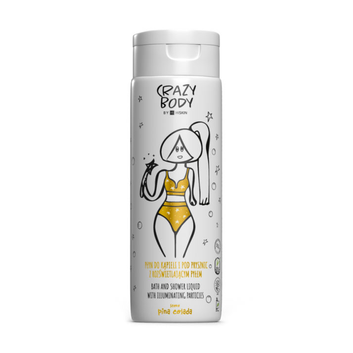 

Уцінка! Піна для ванни та душу HiSkin Crazy Body Bath & Shower Liquid Pina Colada, 250 мл