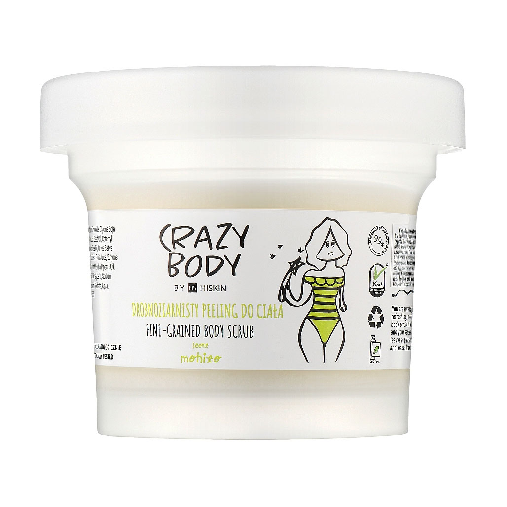 

Уцінка! Скраб для тіла HiSkin Crazy Body Fine Grained Body Scrub Mohito дрібнозернистий, 200 мл
