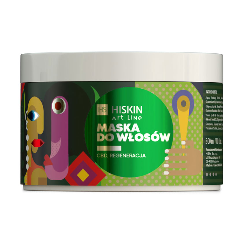 

Уцінка! Відновлююча маска для волосся HiSkin Art Line Mask, 300 мл