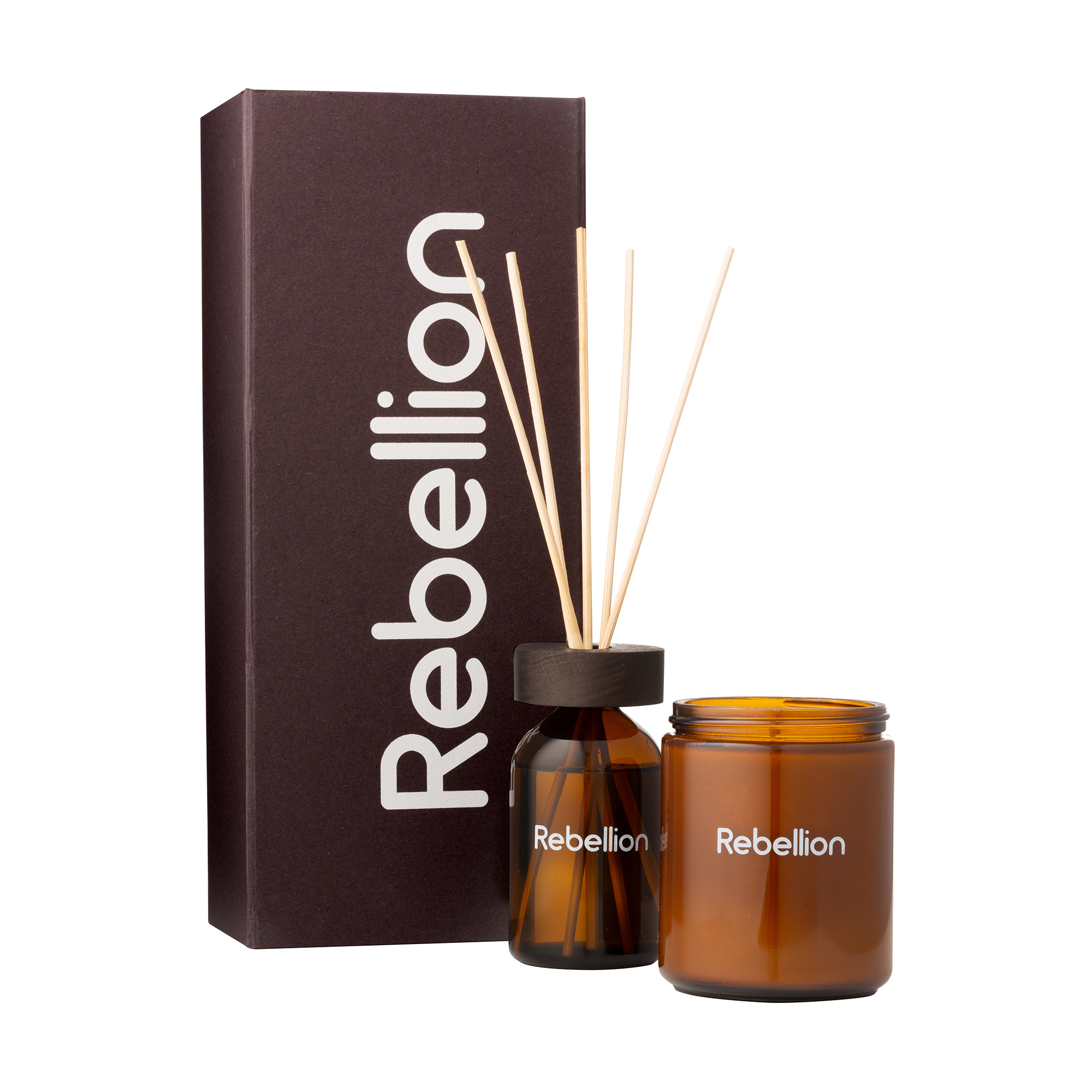 

Уцінка! Набір Rebellion П'янке очікування пристрасного сексу (аромадифузор, 100 мл + ароматична свічка, 200 г)