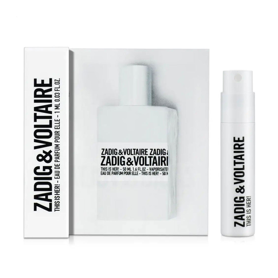 

Zadig & Voltaire This is Her Парфумована вода жіноча, 1 мл (пробник)