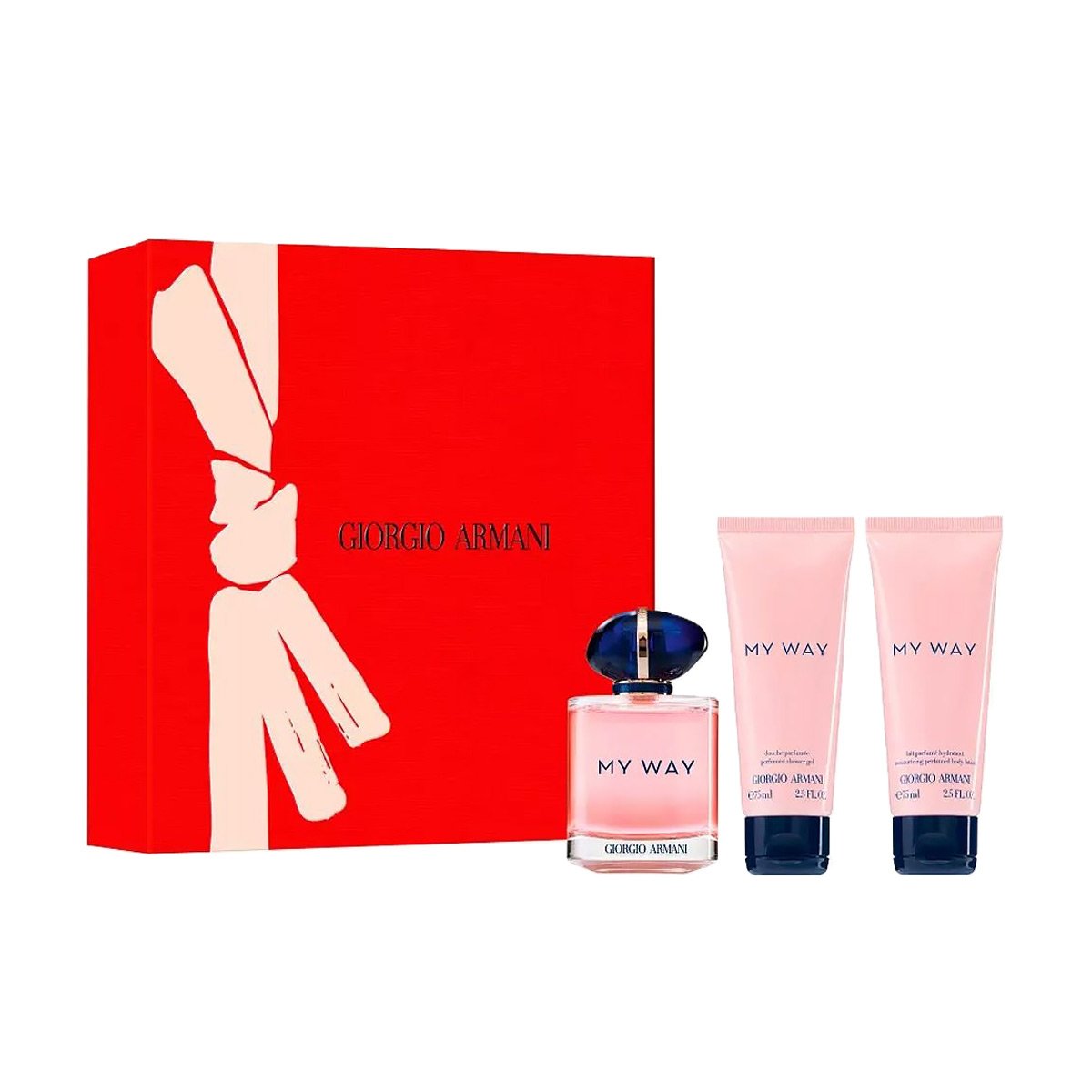 

Парфумований набір жіночий Giorgio Armani My Way (парфумована вода, 90 мл + лосьйон для тіла, 75 мл + гель для душу, 75 мл)