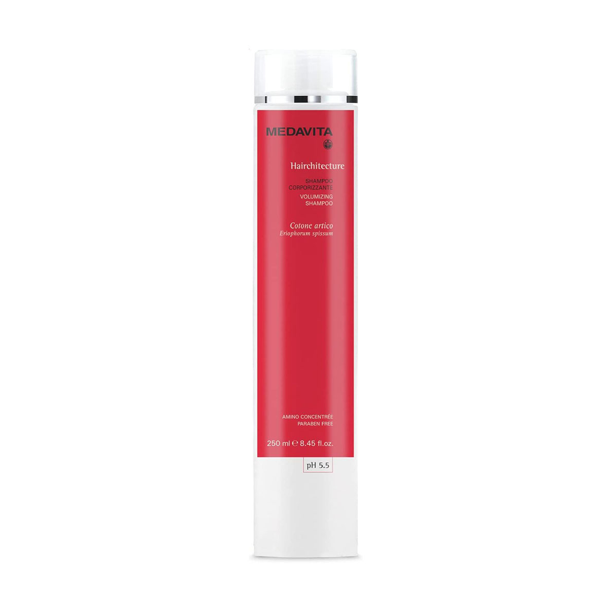 

Шампунь Medavita Hairchitecture Volumizing Shampoo для об'єму тонкого волосся, 250 мл