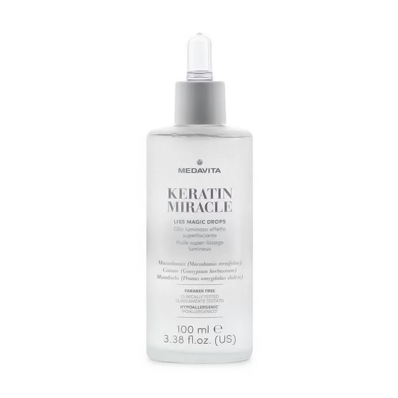 

Розгладжувальні краплі для волосся Medavita Keratin Miracle Liss Magic Drops, 100 мл