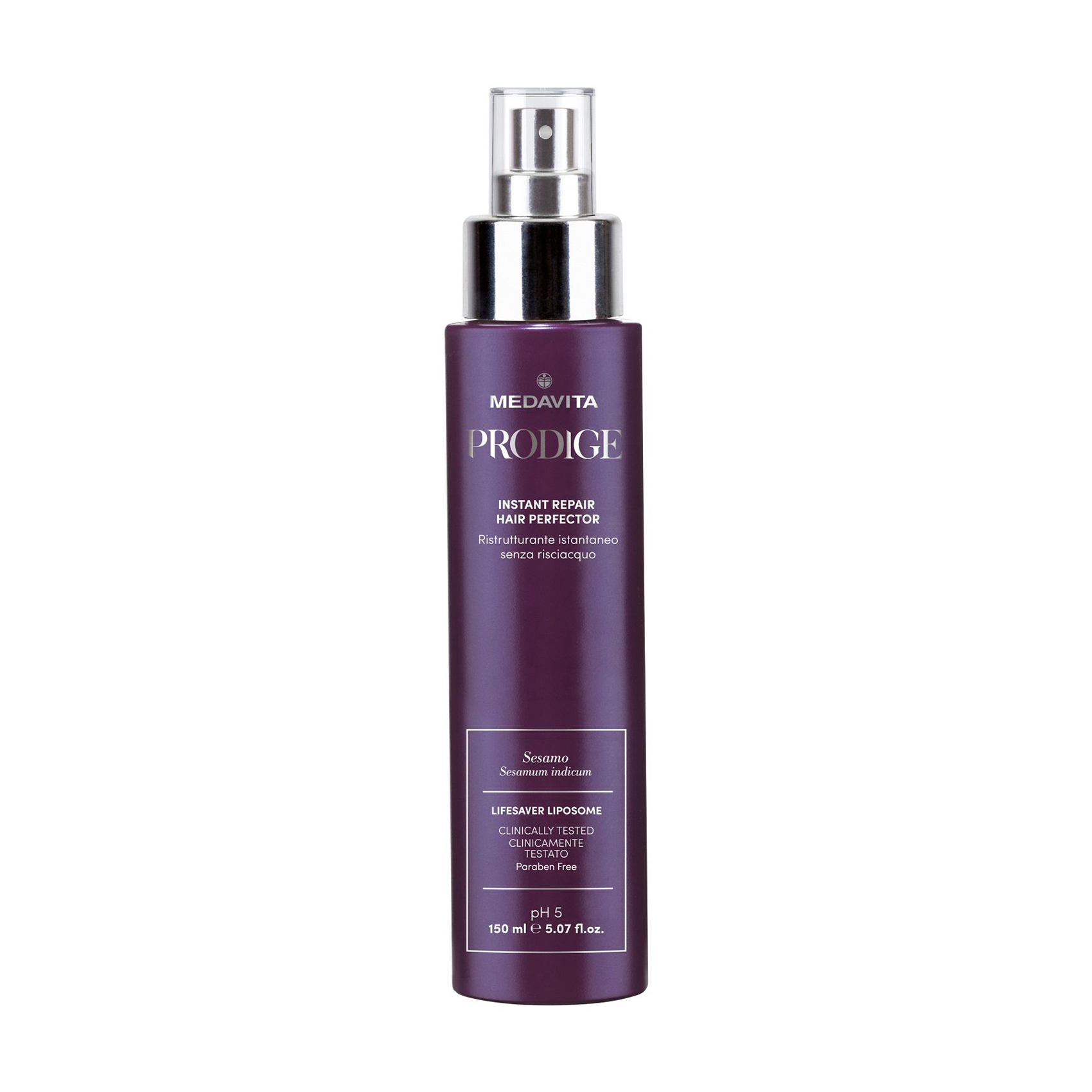 

Незмивний засіб Medavita Prodige Instant Repair Hair Perfector для реконструкції сильно пошкодженого волосся, 150 мл