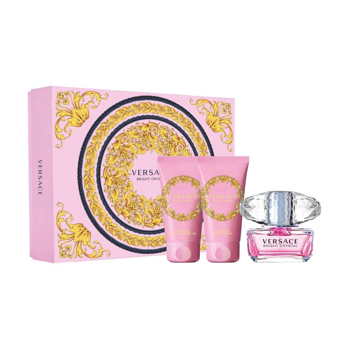 

Парфумований набір жіночий Versace Bright Crystal Set (туалетна вода, 50 мл + гель для душу, 50 мл + лосьйон для тіла, 50 мл)