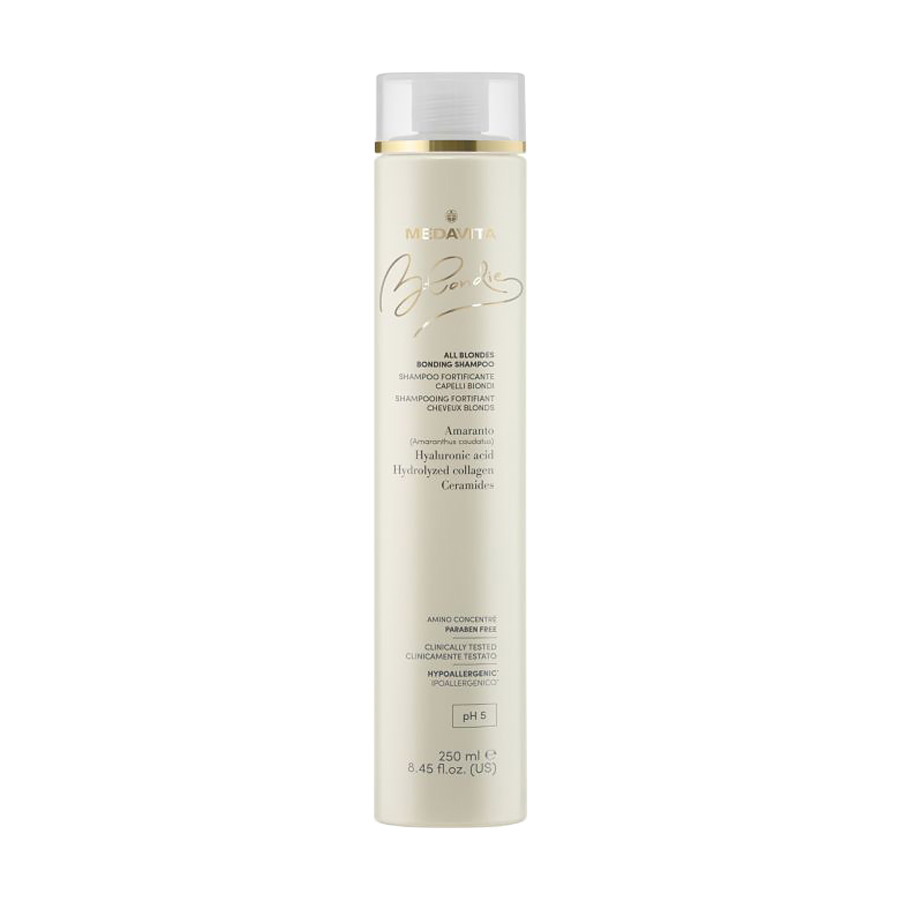 

Зміцнювальний шампунь Medavita Blondie All Blondes Bonding Shampoo для світлого та фарбованого волосся, 250 мл