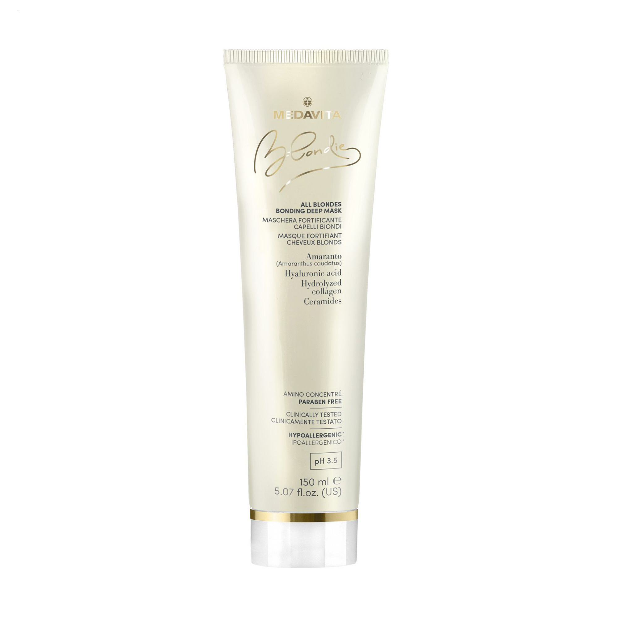 Відновлювальна маска Medavita Blondie All Blondes Bonding Deep Mask для світлого волосся, 150 мл