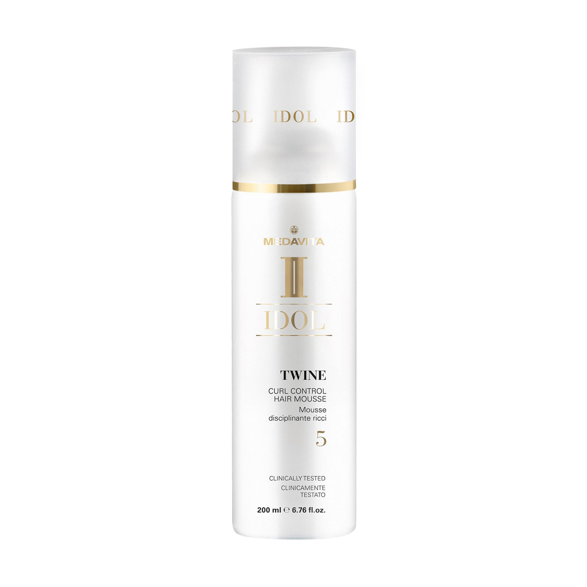 

Мус для волосся Medavita Idol Twine Curl Control Hair Mousse сильної фіксації, 200 мл