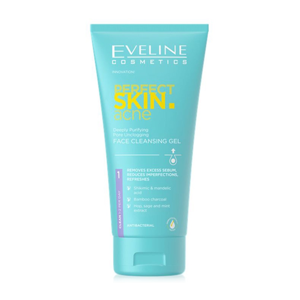 

Глибоко очищувальний гель для вмивання Eveline Cosmetics Perfect Skin Acne, 150 мл