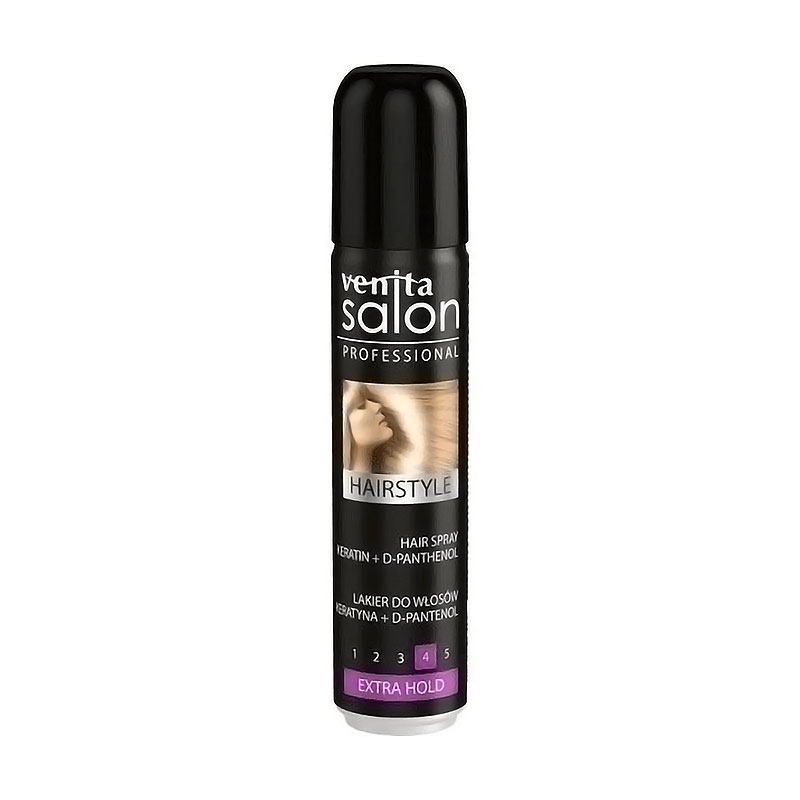 

Уцінка! Лак для волосся Venita Salon Professional Extra Hold Hair Spray екстрасильної фіксації, 75 мл