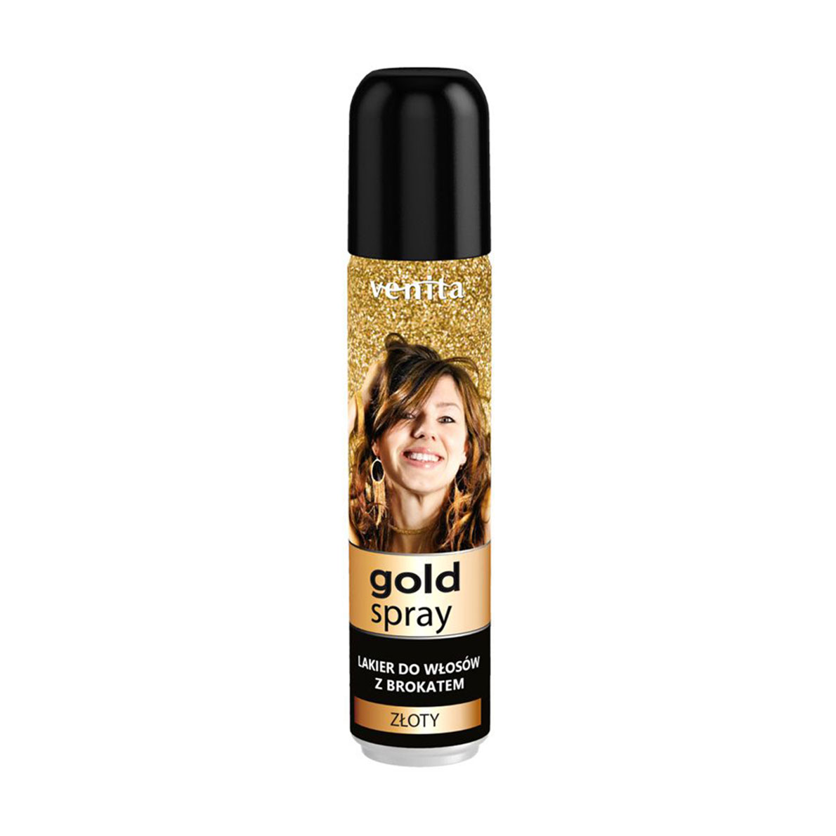 

Уцінка! Лак для волосся Venita Gold Spray із золотим пилом, 75 мл