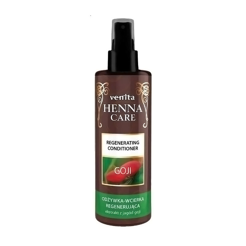 

Відновлювальний кондиціонер-спрей для волосся Venita Henna Care Amber Regenerating Conditioner з екстрактом бурштину, 100 мл