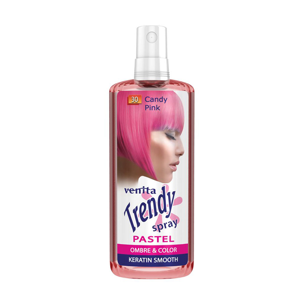 

Відтінковий спрей для волосся Venita Trendy Spray 30 Яскраво-рожевий, 200 мл