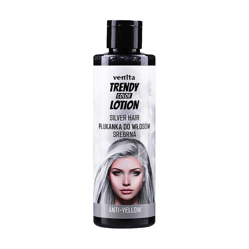 

Уцінка! Ополіскувач Venita Salon Professional Anty-Yellow для освітленого та сивого волосся, Silver, 200 мл
