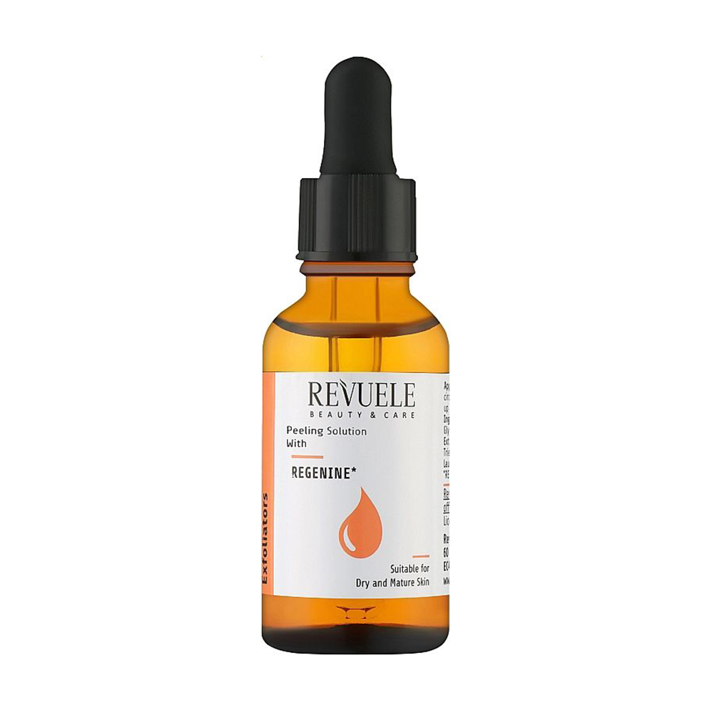 

Уцінка! Пілінг для обличчя Revuele Peeling Solution Regenine з регеніном 30 мл