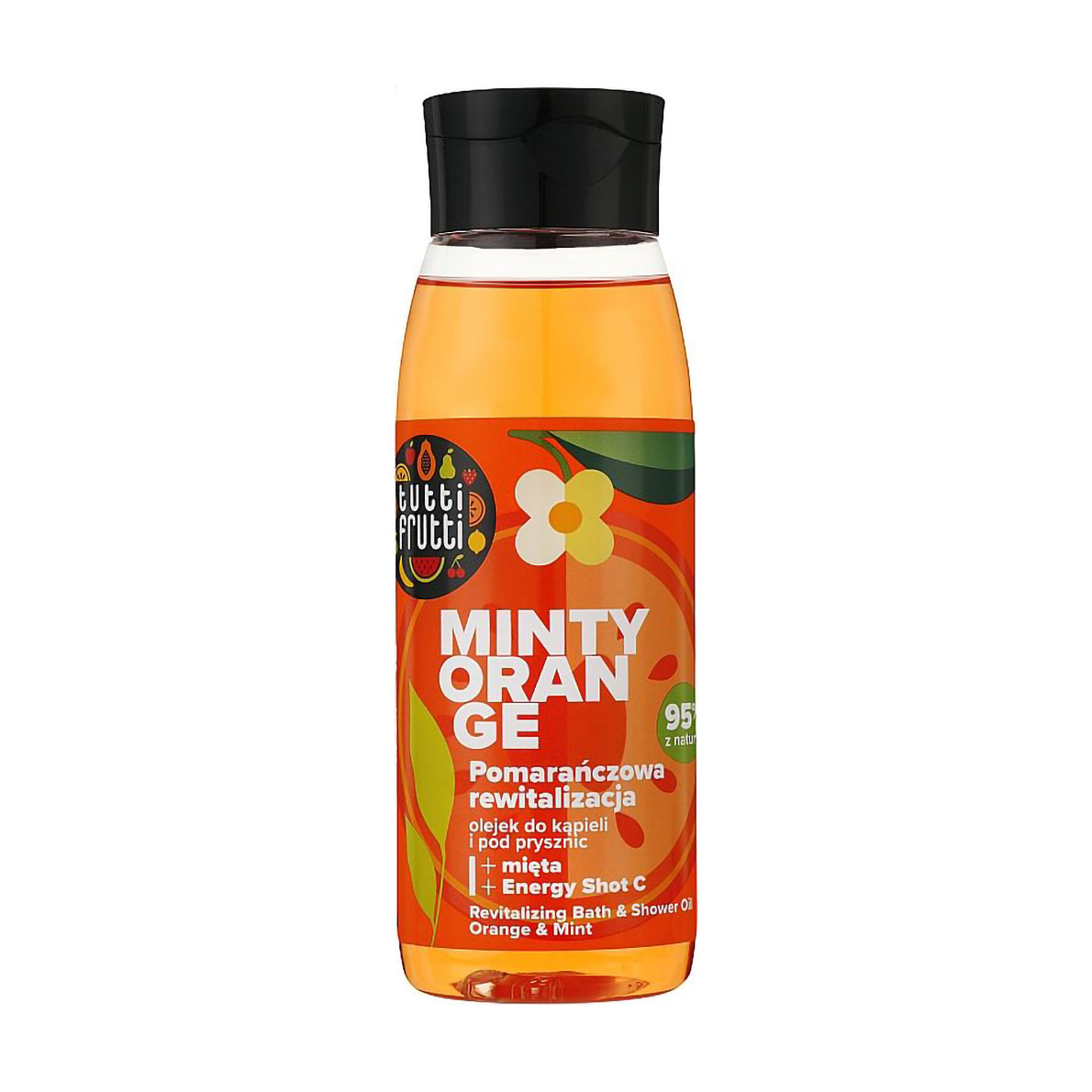 

Відновлювальна олія для ванни та душу Farmona Tutti Frutti Orange And Mint Bath And Shower Oil Апельсин і м'ята, 400 мл