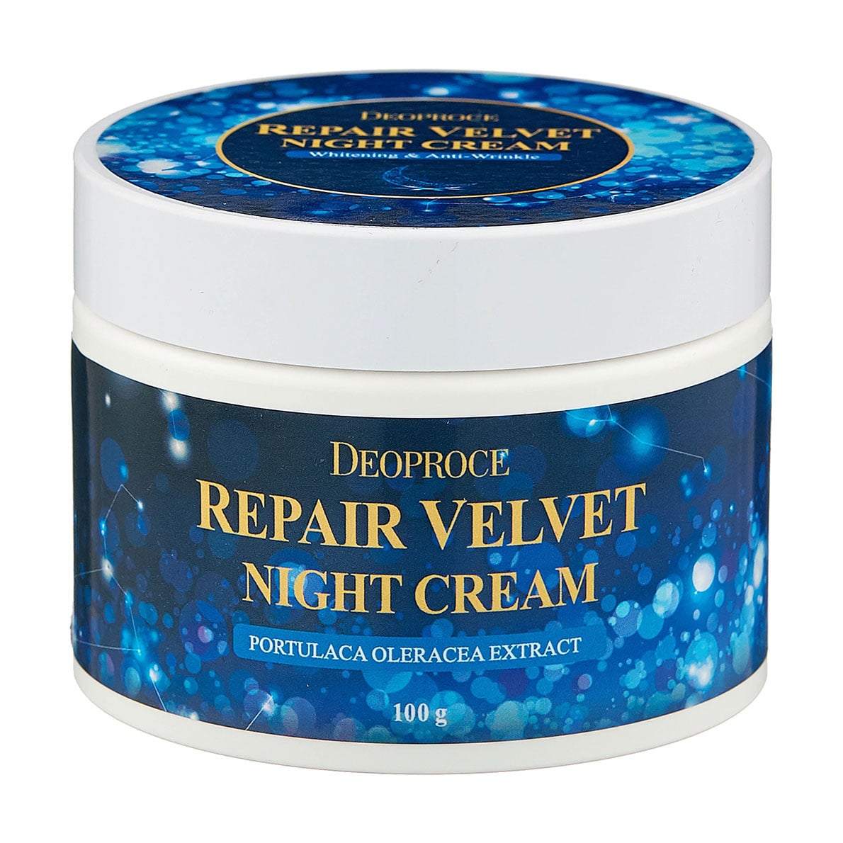 Відновлювальний нічний крем для обличчя Deoproce Repair Velvet Night Cream, 100 г
