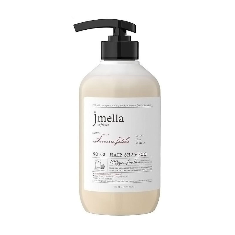 

Парфумований шампунь для волосся Jmella In France Hair Shampoo 02 Femme Fatale, 500 мл