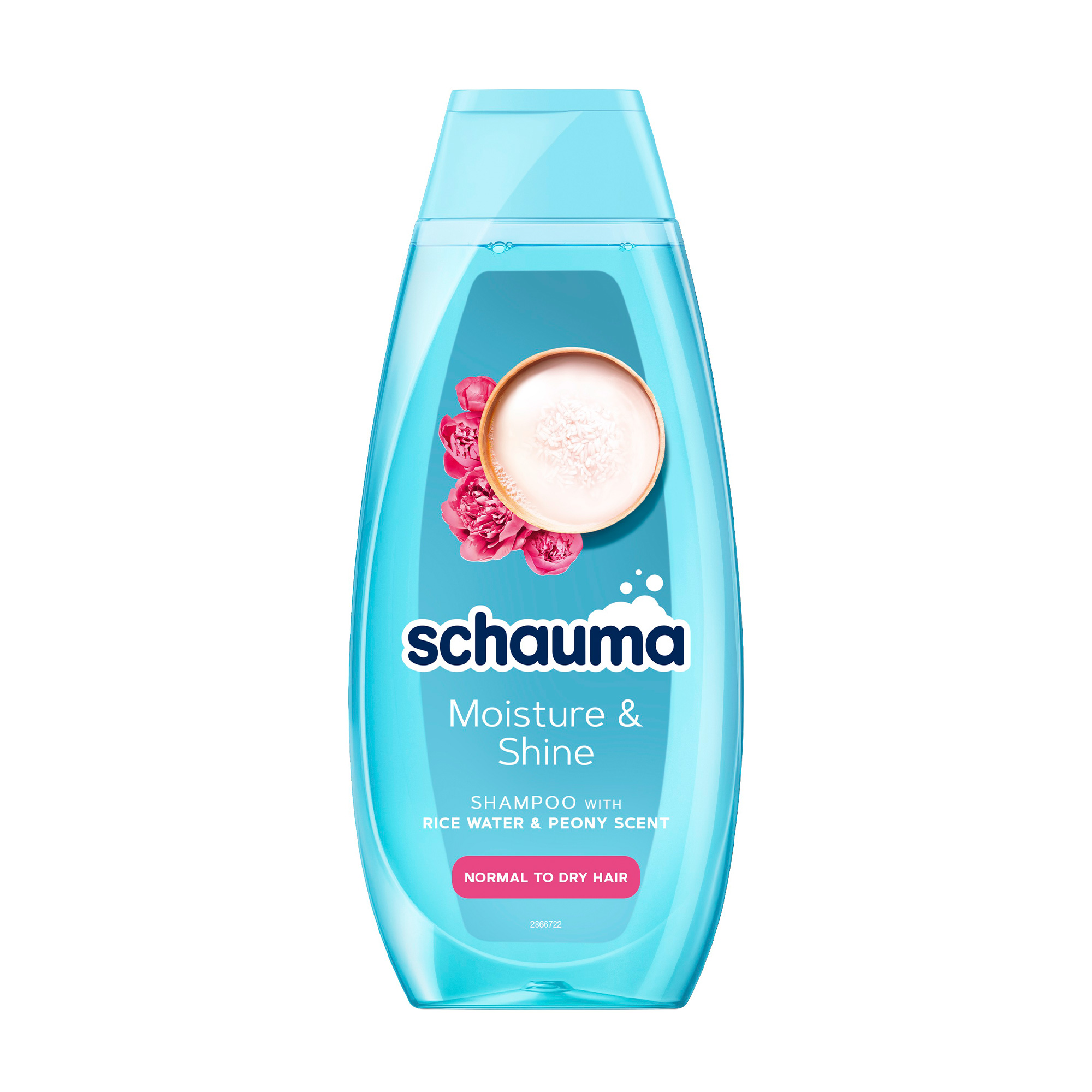 

Шампунь Schauma Moisture & Shine Shampoo для нормального та сухого волосся, з екстрактом рисової води та ароматом півоній, 400 мл