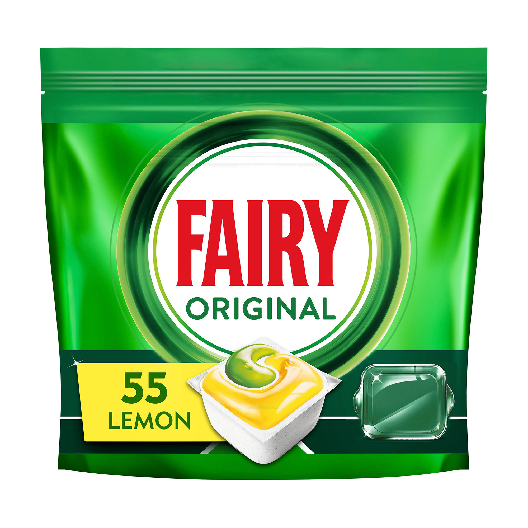 

Капсули для посудомийних машин Fairy Original Все-в-1, 55 шт