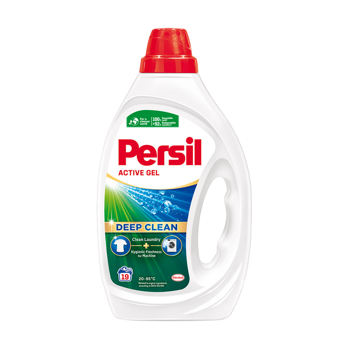 

Уцінка! Гель для прання Persil Active Gel, 19 циклів прання, 855 мл