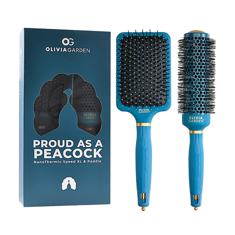 

Набір Olivia Garden Nano Thermic Speed Peacock Edition Kit