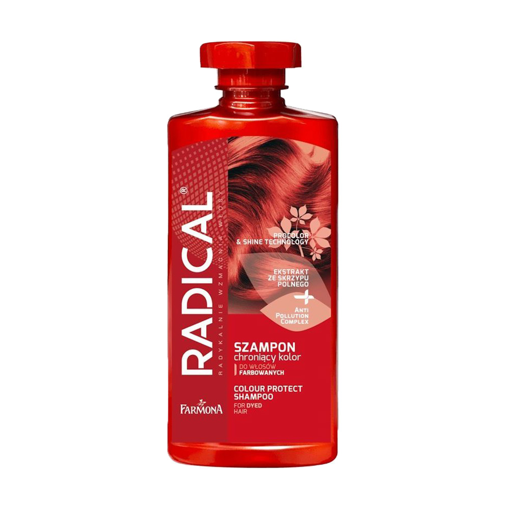 

Шампунь Farmona Radical Pro Color & Shine Technology Shampoo для фарбованого та меліруваного волосся, 400 мл