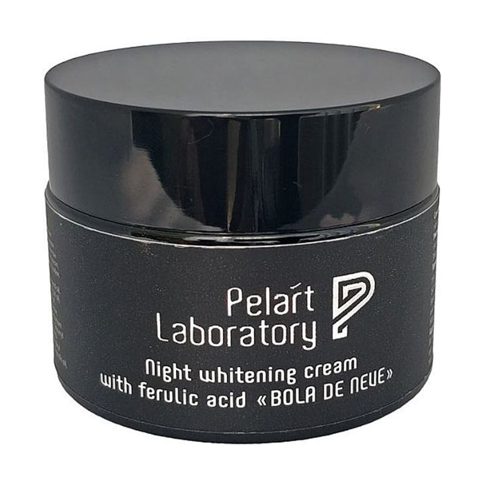 Нічний відбілювальний крем для обличчя Pelart Laboratory Night Whitening Cream With Ferulic Acid Bola De Neve з феруловою кислотою, 50 мл