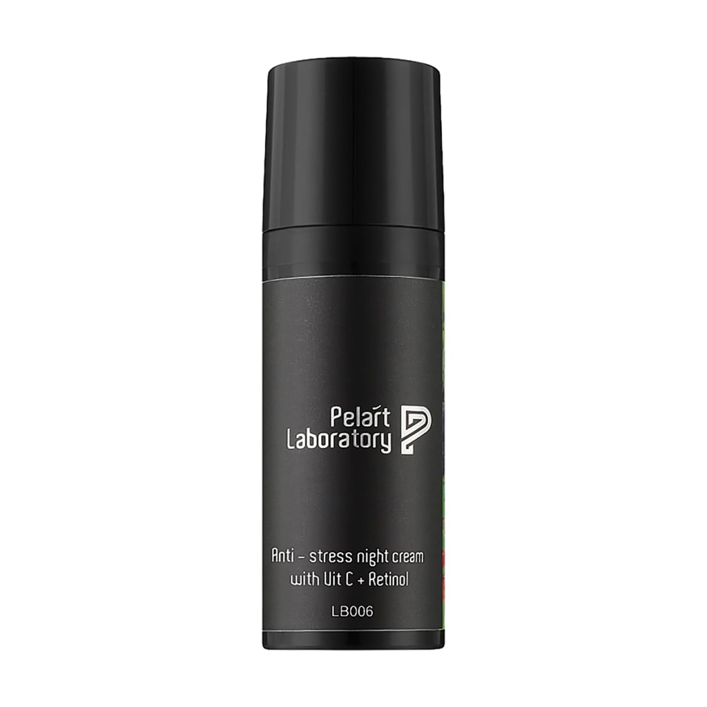 Нічний крем для обличчя Pelart Laboratory Anti-Stress Night Cream With Vit C + Retinol, 50 мл