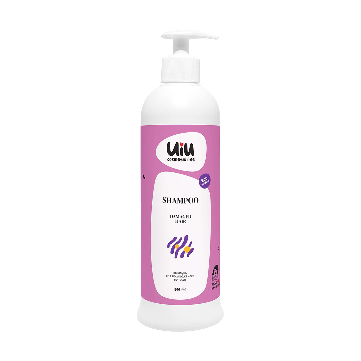 

Уцінка! Шампунь UIU Shampoo Damager Hair для відновлення та захисту пошкодженого волосся, 300 мл