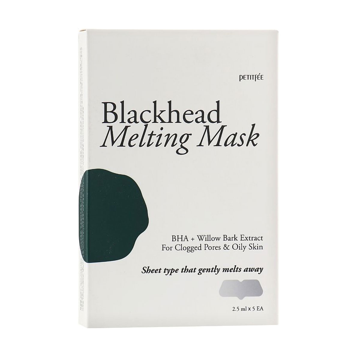 

Тануча маска для носа Petitfee & Koelf Blackhead Melting Mask проти чорних цяток, 5*2.5 мл