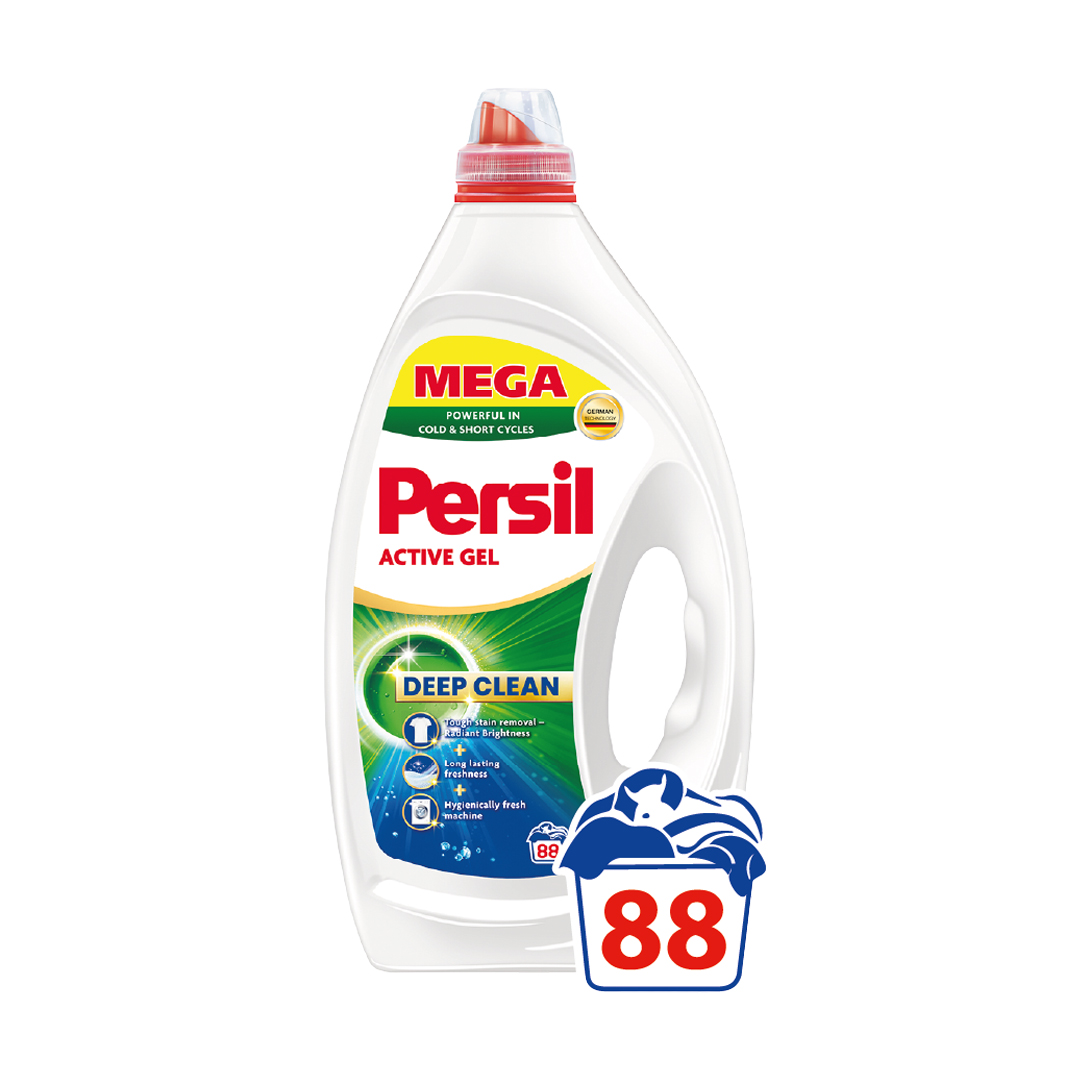 Гель для прання Persil Active Gel Deep Clean, 88 циклів прання, 3.96 л