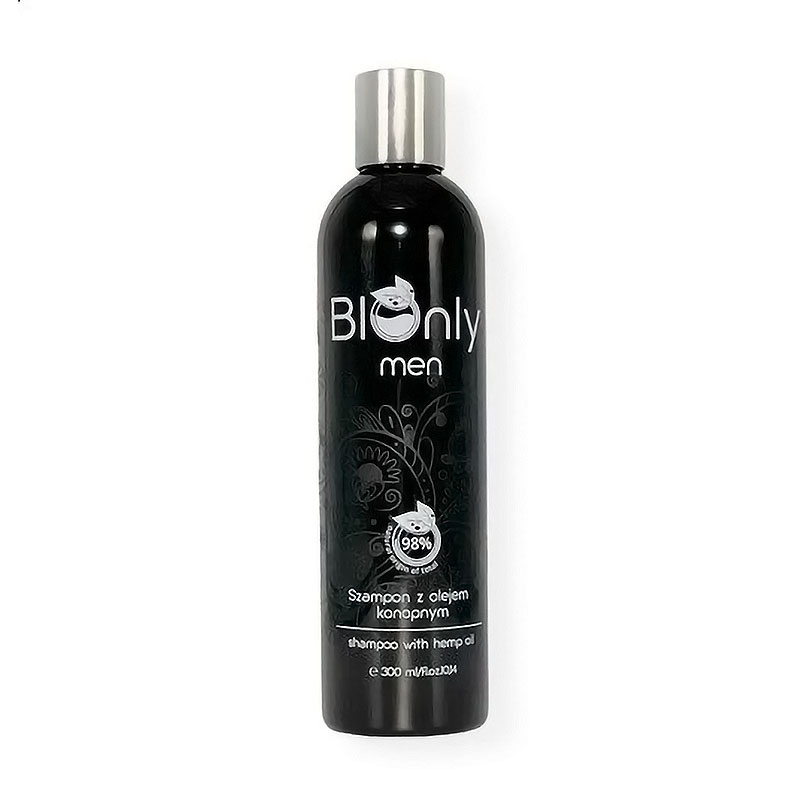 

Чоловічий шампунь для волосся BIOnly Men Shampoo з конопляною олією, 300 мл
