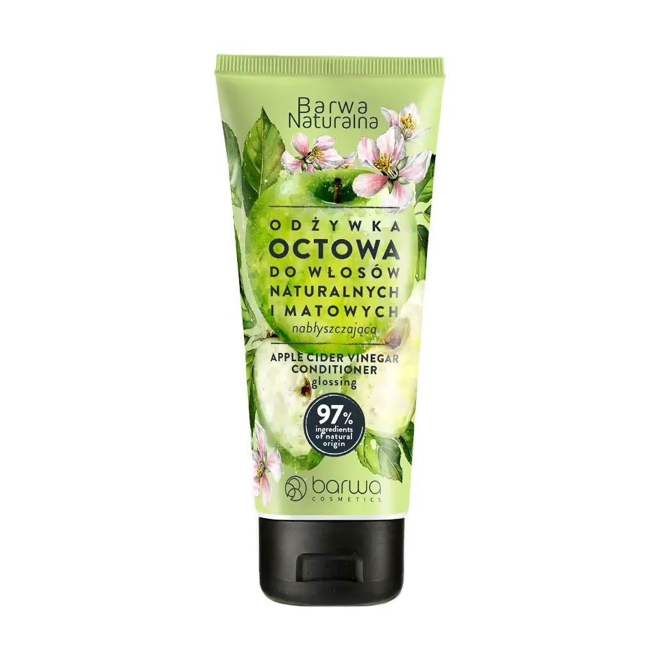 

Оцтовий кондиціонер для блиску волосся Barwa Cosmetics Barwa Natural Apple Cider Vinegar Hair Conditioner, 200 мл