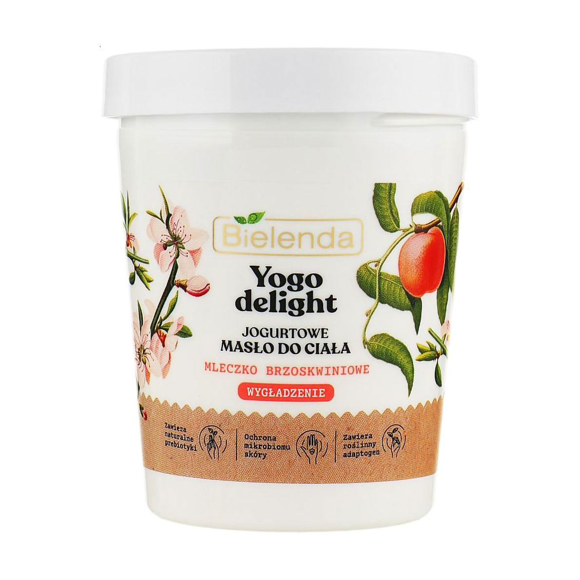 

Зволожувальна олія для тіла Bielenda Yogo Delight Body Butter Peach, 200 мл