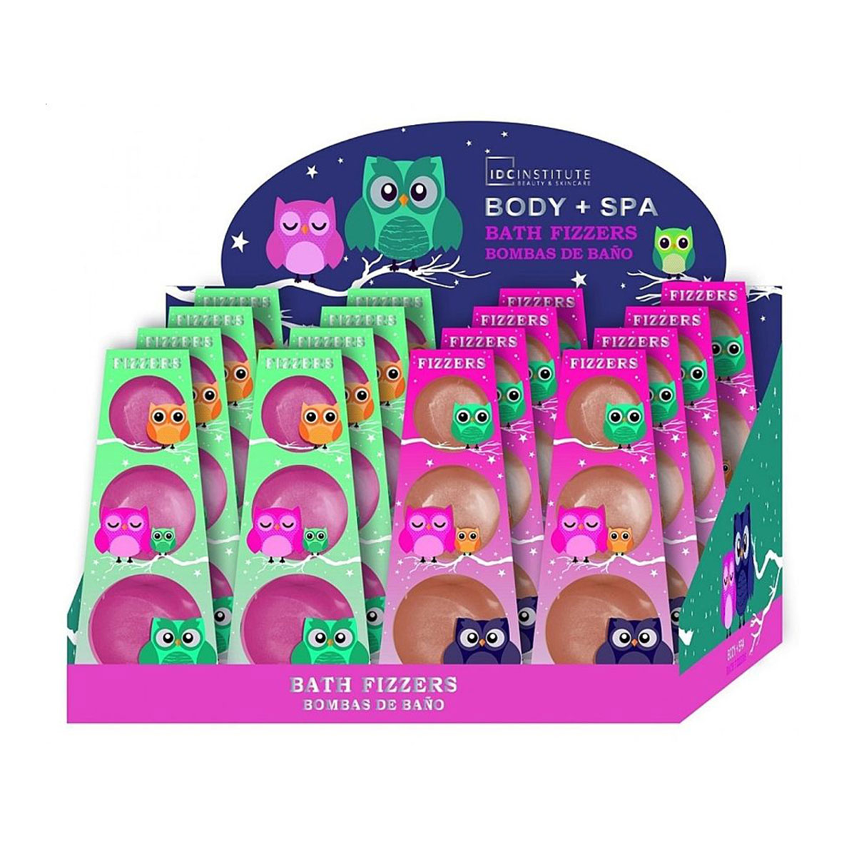

Набір бомбочок для ванни IDC Institute Bath Bombs Set Сова, 16 шт