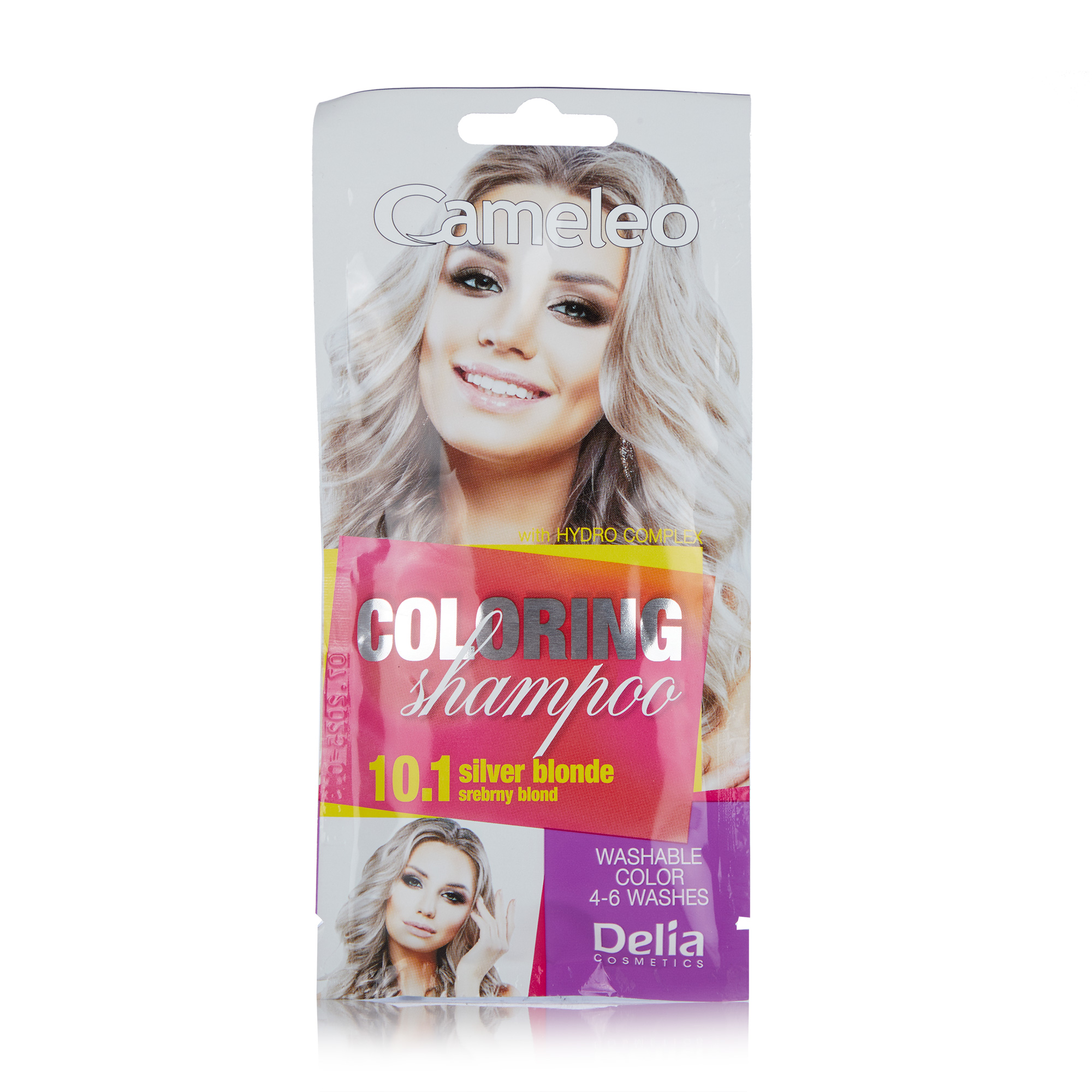 

Відтінковий шампунь для волосся Delia Cosmetics Cameleo Colouring Shampoo 10.1 Платиновий блондин, 40 мл