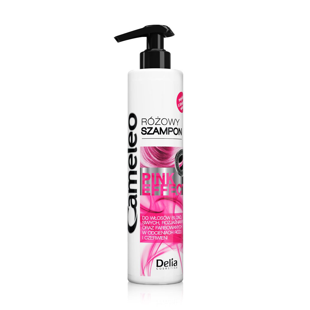 

Доглядовий шампунь для волосся Delia Cameleo Pink Effect Shampoo з рожевим відтінком, 250 мл