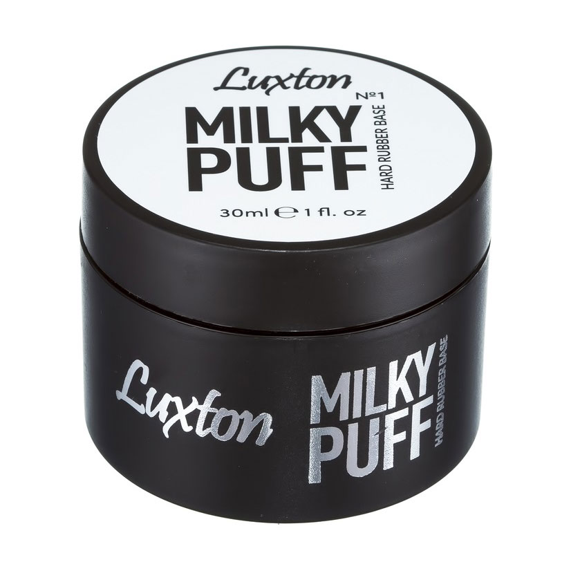 

Камуфлювальна каучукова база для гель-лаку Luxton Milky Puff, 30 мл