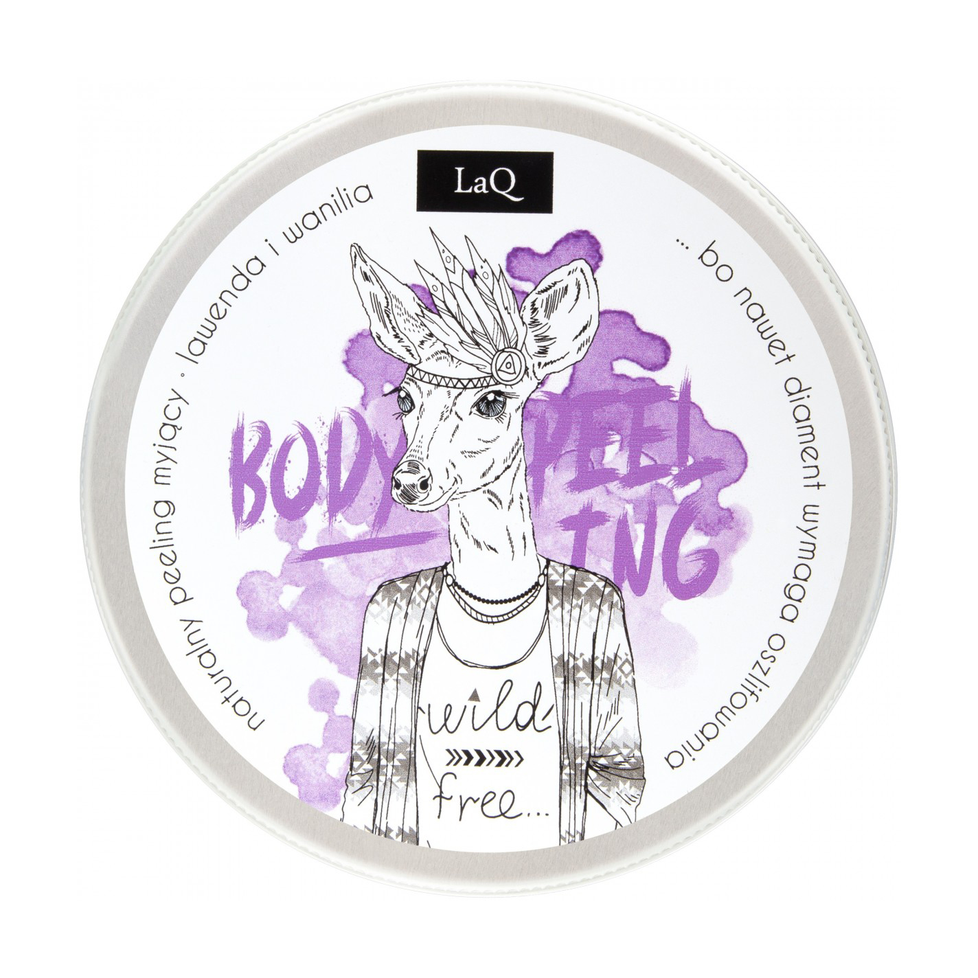 

Уцінка! Скраб для тіла LaQ Body Wash And Scrub Peeling Лаванда та ваніль, 200 мл