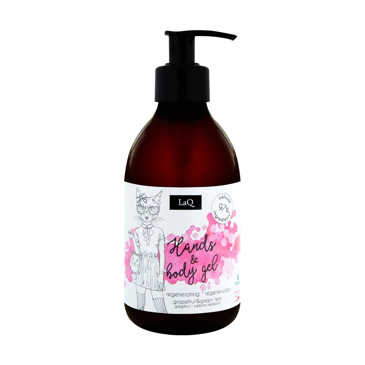 

Уцінка! Гель для миття рук та тіла LaQ Hands & Body Gel Грейпфрут та зелений чай, 300 мл