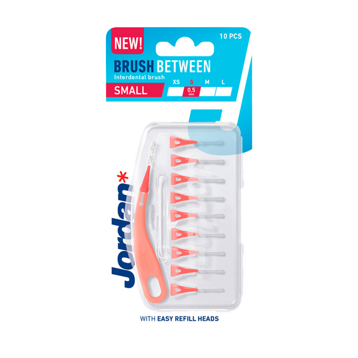 

Щітки для міжзубних проміжків Jordan Brush Between S 0.5 мм, 10 шт