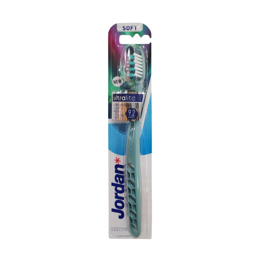 

Зубна щітка Jordan Ultralite м'яка, сіро-блакитна, 1 шт